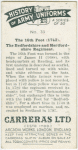 The 16th Foot (1742).  The Bedfordshire and Hertfordshire Regiment.