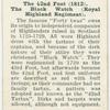 The 42nd Foot (1812).  The Black Watch (Royal Highland Regiment).