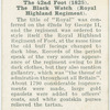 The 42nd Foot (1825).  The Black Watch (Royal Highland Regiment).