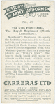 The 47th Foot (1806).  The Loyal Regiment (North Lancashire).