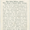 The 60th Rifles (1845).  The King's Royal Rifle Corps.