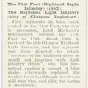 The 71st Foot (Highland Light Infantry (1862).  The Highland Light Infantry (City of Glasgow Regiment).