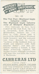 The 71st Foot (Highland Light Infantry (1862).  The Highland Light Infantry (City of Glasgow Regiment).
