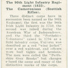 The 90th Light Infantry Regiment (1833).  The Cameronians (Scottish Rifles).