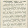 Infantryman, South African Campaign (1893-1902)