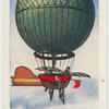 Le premier traversee de la manche en ballon.