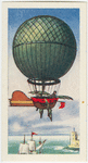 Le premier traversee de la manche en ballon.