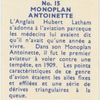 Monoplan Antoinette.