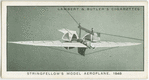 Stringfellow's model aeroplane, 1848.