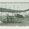 Maxim's experimental aeroplane, 1894.