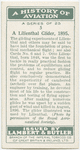 A Lillienthal glider, 1895.