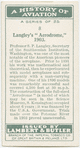 Langley's "Aerodrome," 1903.