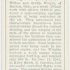 Wright aeroplane, 1903.