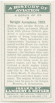 Wright aeroplane, 1903.