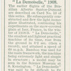 Santos-Dumont's "La Demoiselle," 1908.