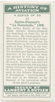 Santos-Dumont's "La Demoiselle," 1908.