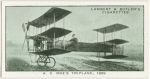 A.V. Roe's triplane, 1909.