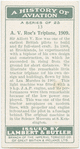 A.V. Roe's triplane, 1909.