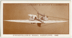 Stringfellow's model aeroplane, 1848.