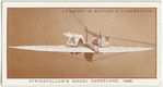 Stringfellow's model aeroplane, 1848.