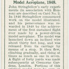 Stringfellow's model aeroplane, 1848.