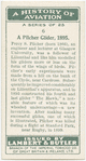 A Pilcher glider, 1895.