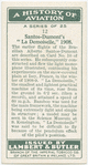 Santos-Dumont's "La Demoiselle," 1908.