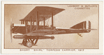 Short "Shirl" torpedo carrier, 1917.