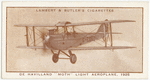 De Havilland "Moth" Light aeroplane, 1925.