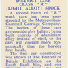 District Line Class "R" (light alloy) stock.