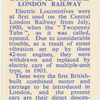 Loco. No. 12. Central London Railway.