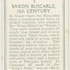 Saxon Buscarle, 10th century.