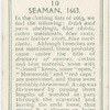 Seaman, 1663.