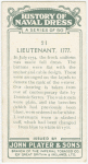 Lieutenant, 1777.