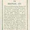 Seaman, 1777.