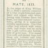 Mate, 1833.