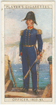 Officer, full dress, 1833-1843.