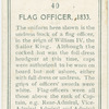Flag officer, 1833.