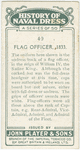 Flag officer, 1833.