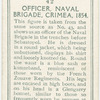 Officer, Naval Brigade, Crimea, 1854.
