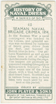 Seaman, Naval Brigade, Crimea, 1854.