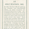 Able seaman, 1863.