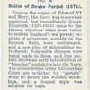 Sailor of Drake period (1574).