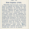 Post Captain (1740).