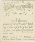 Porlock, Somerset.