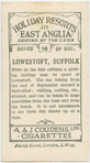 Lowestoft, Suffolk.