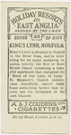 King's Lynn, Norfolk.
