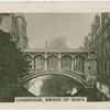 Cambridge, Bridge of Sighs.
