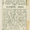 Dunmow, Essex.