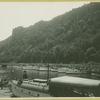 Boats docked near Bear Mountain